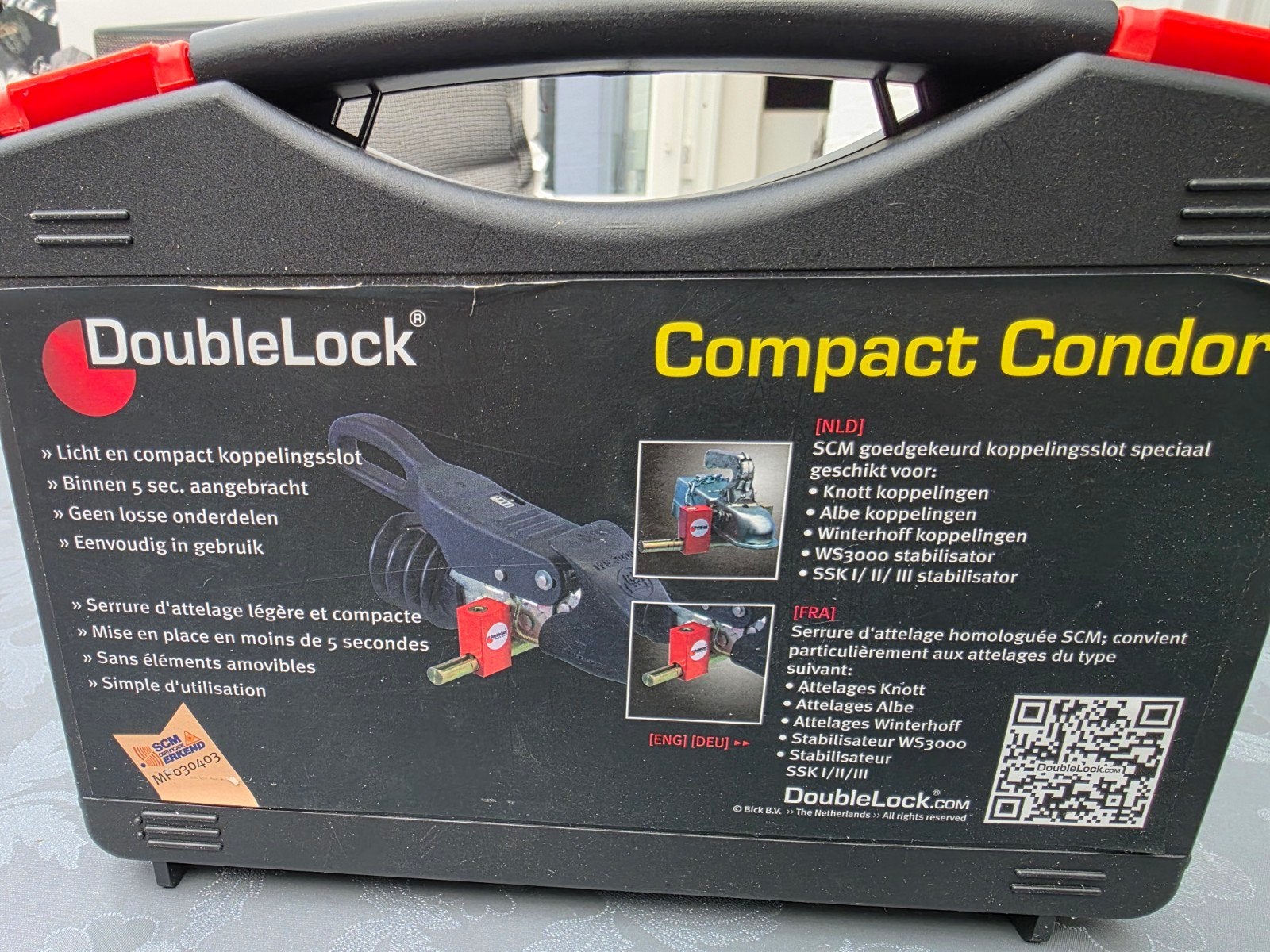 DoubleLock Compact Condor SCM gekeurd koppelingsslot, Ophalen of Verzenden, Zo goed als nieuw