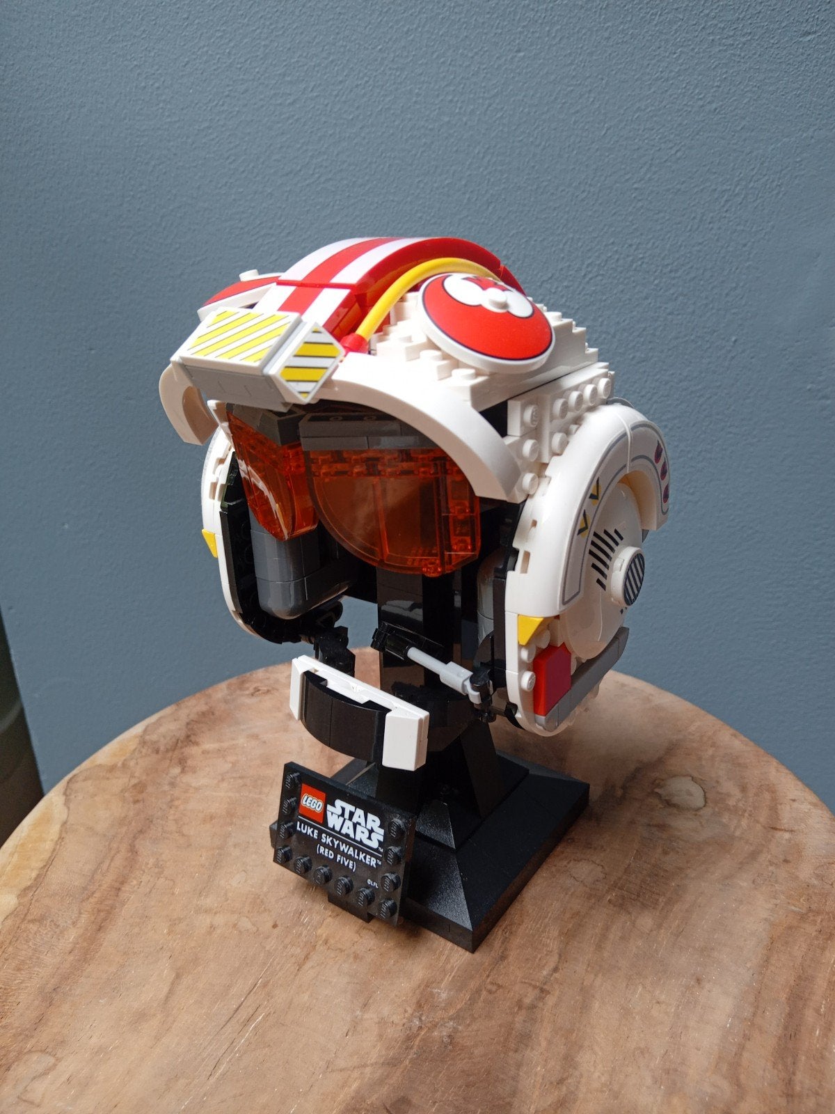 Lego helm, luke skywalker Red five, Ophalen of Verzenden, Zo goed als nieuw, Complete set, Lego