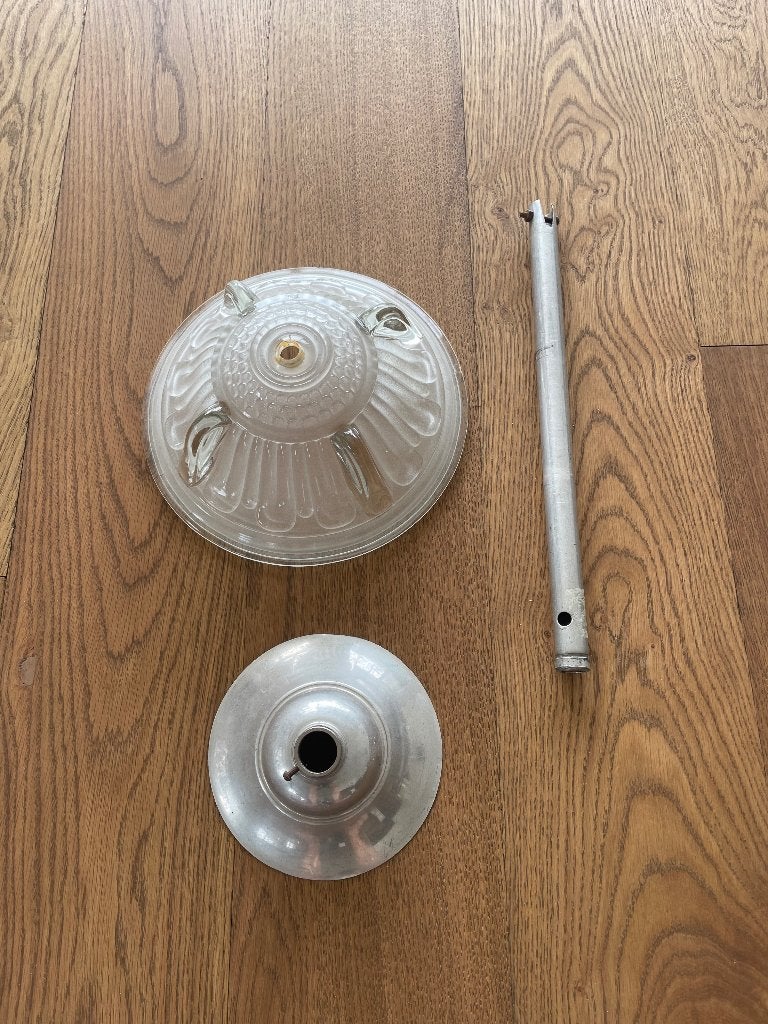 Onderdelen antieke Art Deco lamp, Antiek en Kunst, Antiek | Lampen, Ophalen