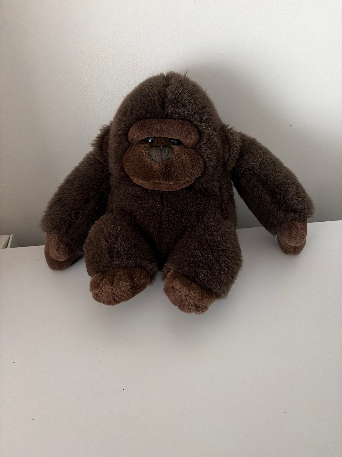 Vintage Gorilla Pluche Knuffel, Kinderen en Baby's, Overige merken, Ophalen of Verzenden, Zo goed als nieuw, Middelgroot (20 tot 80 cm)
