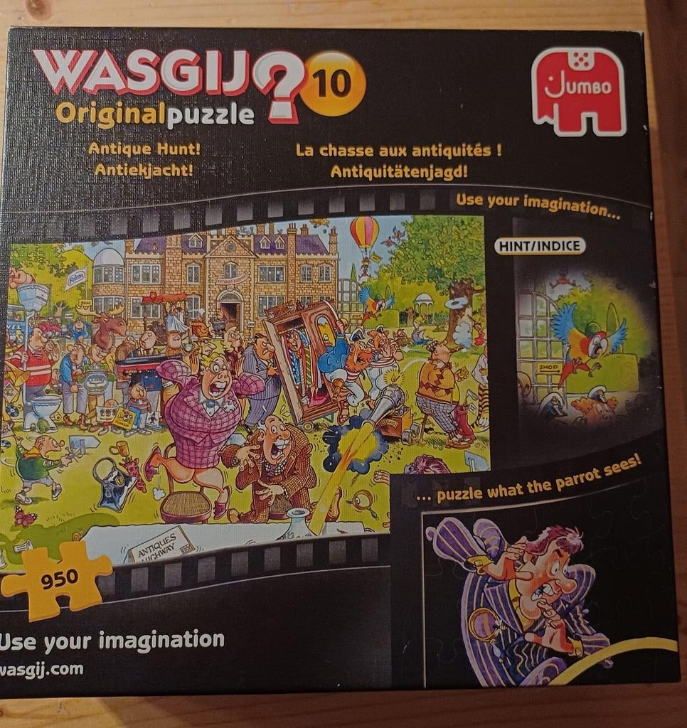 Wasgij puzzel nr 10  950 stukjes, Ophalen, 500 t/m 1500 stukjes, Zo goed als nieuw
