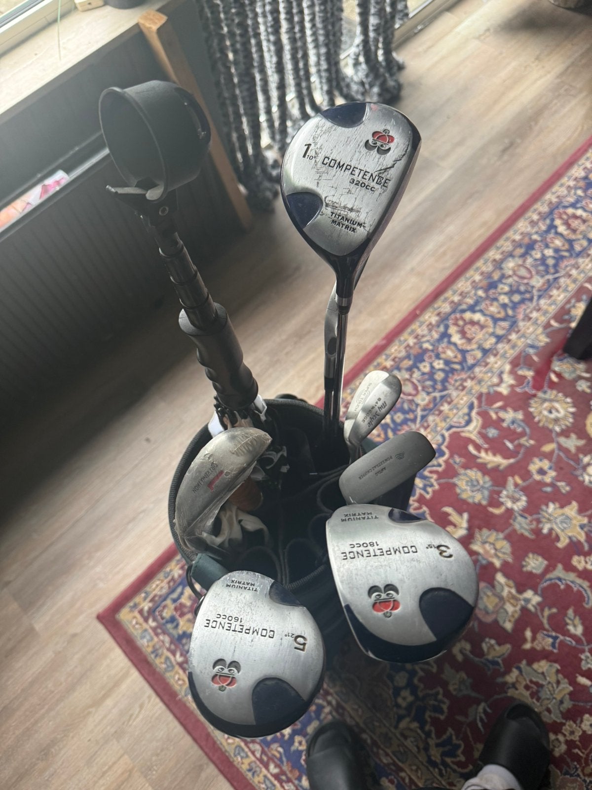Golftas met div clubs en woods, Ophalen, Gebruikt, Club, Overige merken