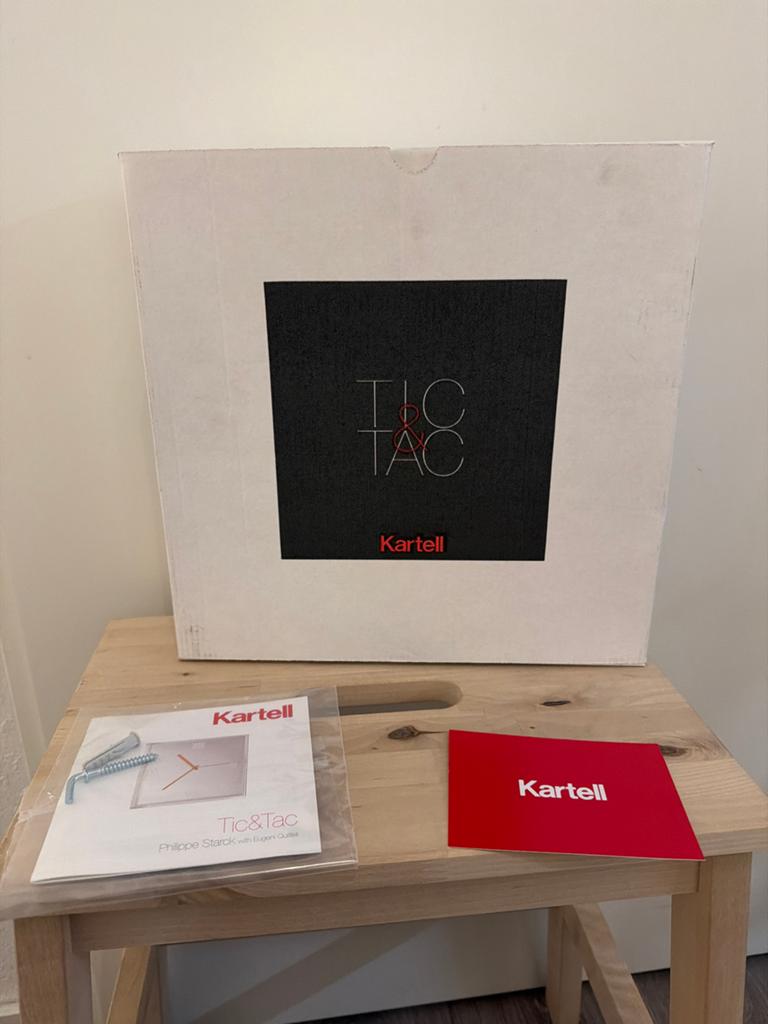 Kartell Tic&Tac Klok Verpakking - Leeg, Ophalen of Verzenden, Zo goed als nieuw, Analoog, Overige typen