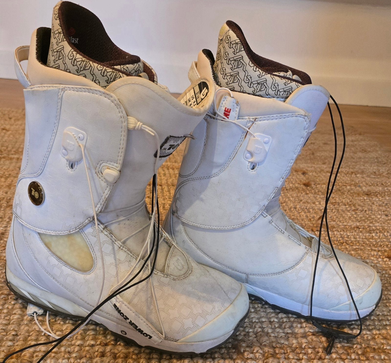 Burton Outlast Snowboardschoenen - Maat 42,5 - Wit, Overige merken, Snowboots, Ophalen of Verzenden, Zo goed als nieuw