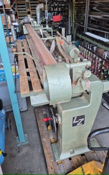 Langeband schuurmachine, LZ, 400 volt, deuren schuurmachine, Doe-het-zelf en Verbouw, Ophalen, Gebruikt, 1200 watt of meer, Bandschuurmachine