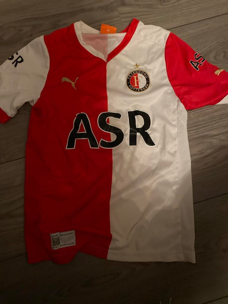 Feyenoord ASR Klassieker Shirt - Maat 140, Ophalen of Verzenden, Gebruikt, Jongen, Shirt of Longsleeve