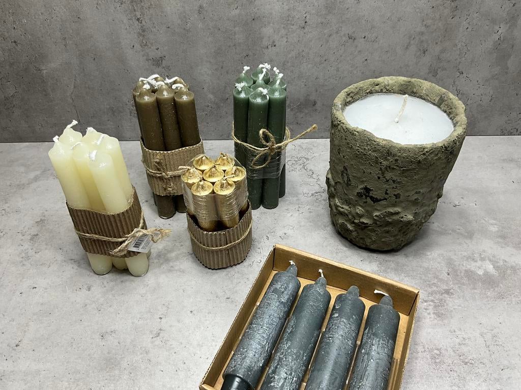 Diverse kaarsen Gifts Amsterdam “OPRUIMING”, Ophalen of Verzenden, Nieuw, Overige materialen, Minder dan 25 cm
