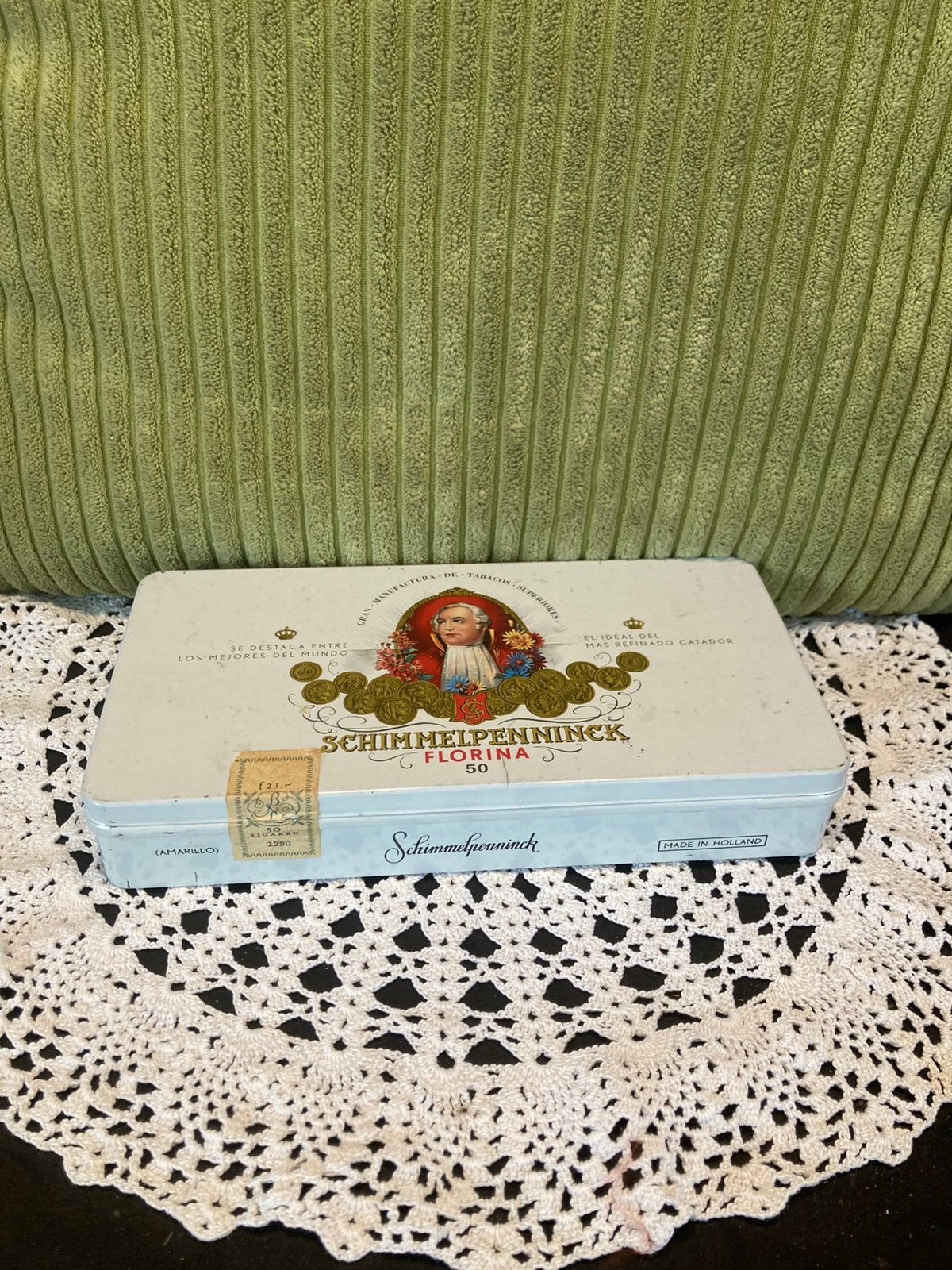 Vintage sigarenblikje Schimmelpenninck (130426), Ophalen of Verzenden, Gebruikt, Overige