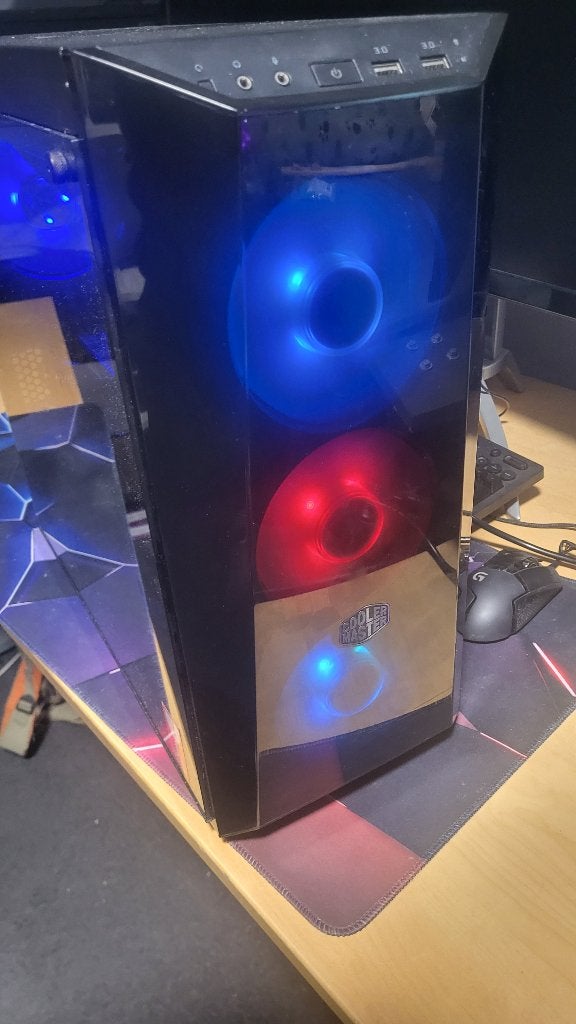 Amd lichte game pc, Gaming, HDD, Met videokaart, 1024 GB