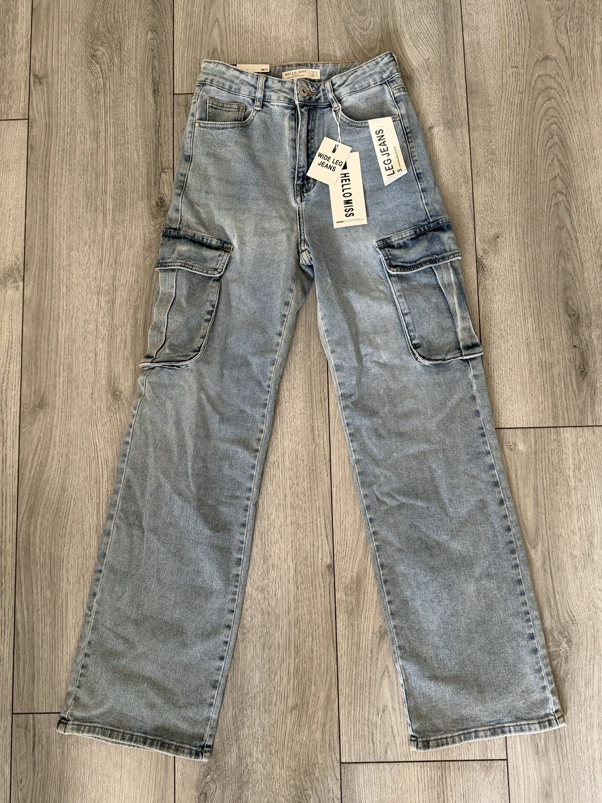 Hello Miss wide leg jeans maat S/36, Verzenden, Nieuw, Blauw, W28 - W29 (confectie 36)