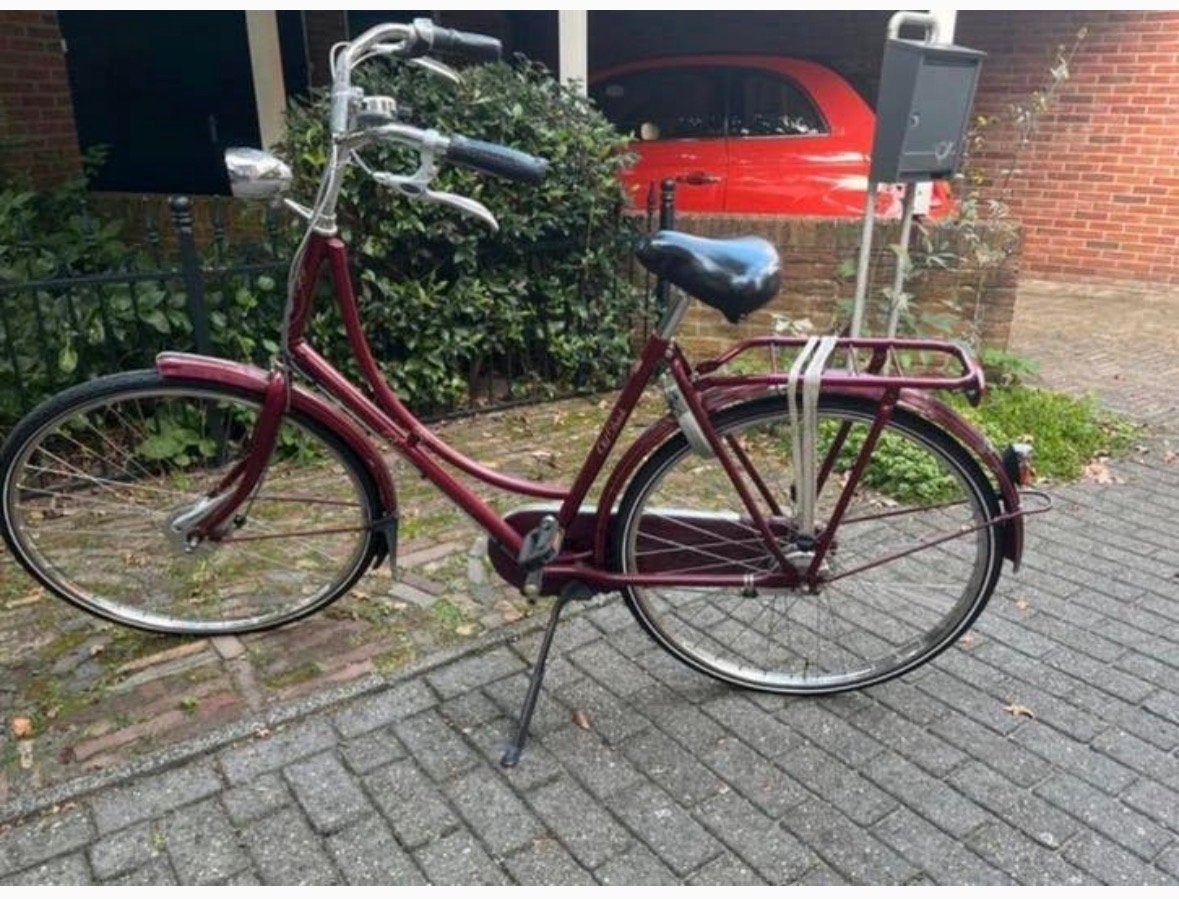 Te koop:nette Batavus Old Dutch damesfiets met versnellingen, Ophalen, Velgrem, Versnellingen, 53 tot 56 cm