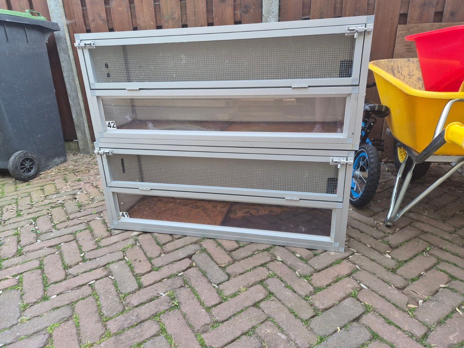 Aluminium, trespa hamster/ muizen hokken, Ophalen, Minder dan 75 cm, Zo goed als nieuw, 90 cm of meer