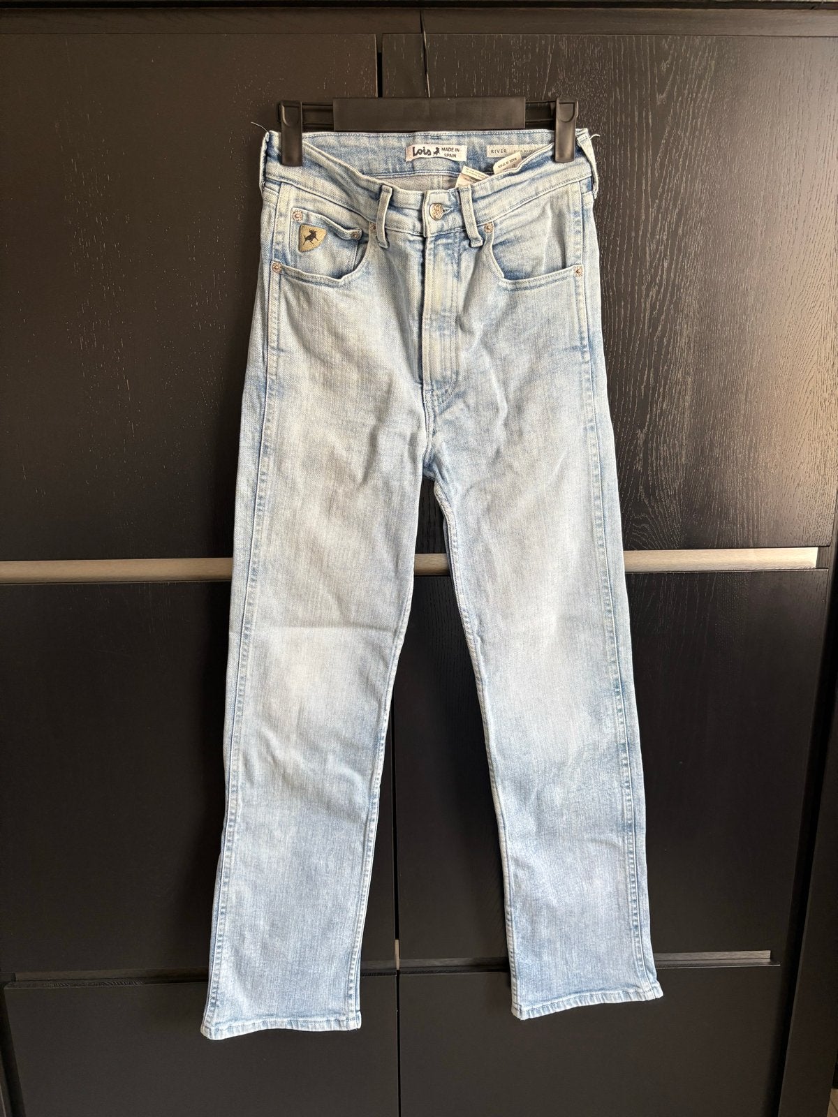 Lois River High Retro Jeans - W27/32, Kleding | Dames, Ophalen of Verzenden, Zo goed als nieuw, Blauw, W27 (confectie 34) of kleiner