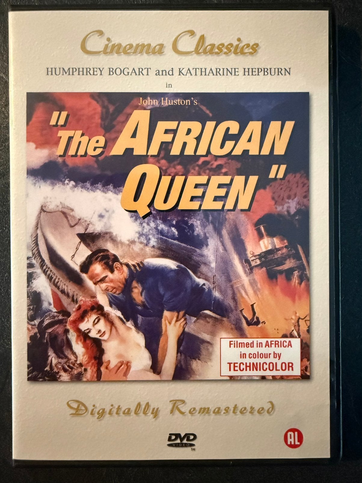 The African Queen dvd, Gebruikt, Alle leeftijden, Nederlands, Ophalen of Verzenden