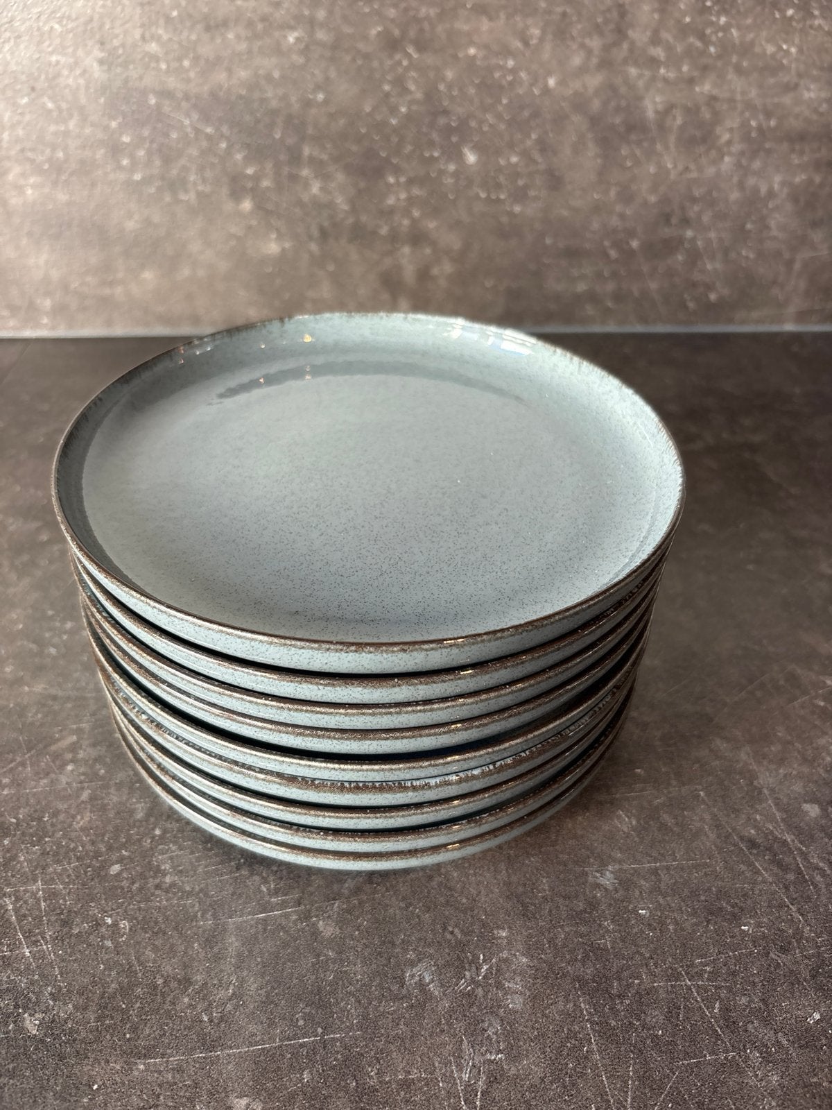 Kitchen Trend Servies: Borden en Kommen - Blauw/Groen, Ophalen, Overige merken, Zo goed als nieuw, Overige stijlen