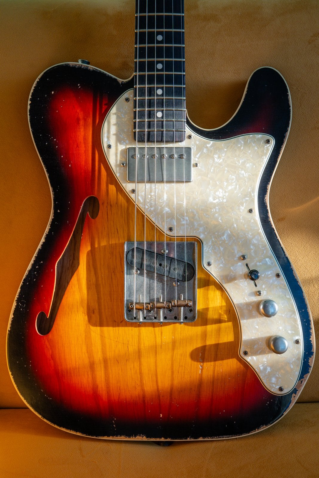 Smitty Custom Telecaster Thinline (Fender Custom Shop), Ophalen of Verzenden, Zo goed als nieuw, Semi-solid body, Overige merken