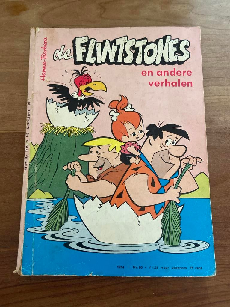 De Flintstones strips - 8 exemplaren uit 1964-1968, Meerdere stripboeken, Ophalen of Verzenden, Gelezen
