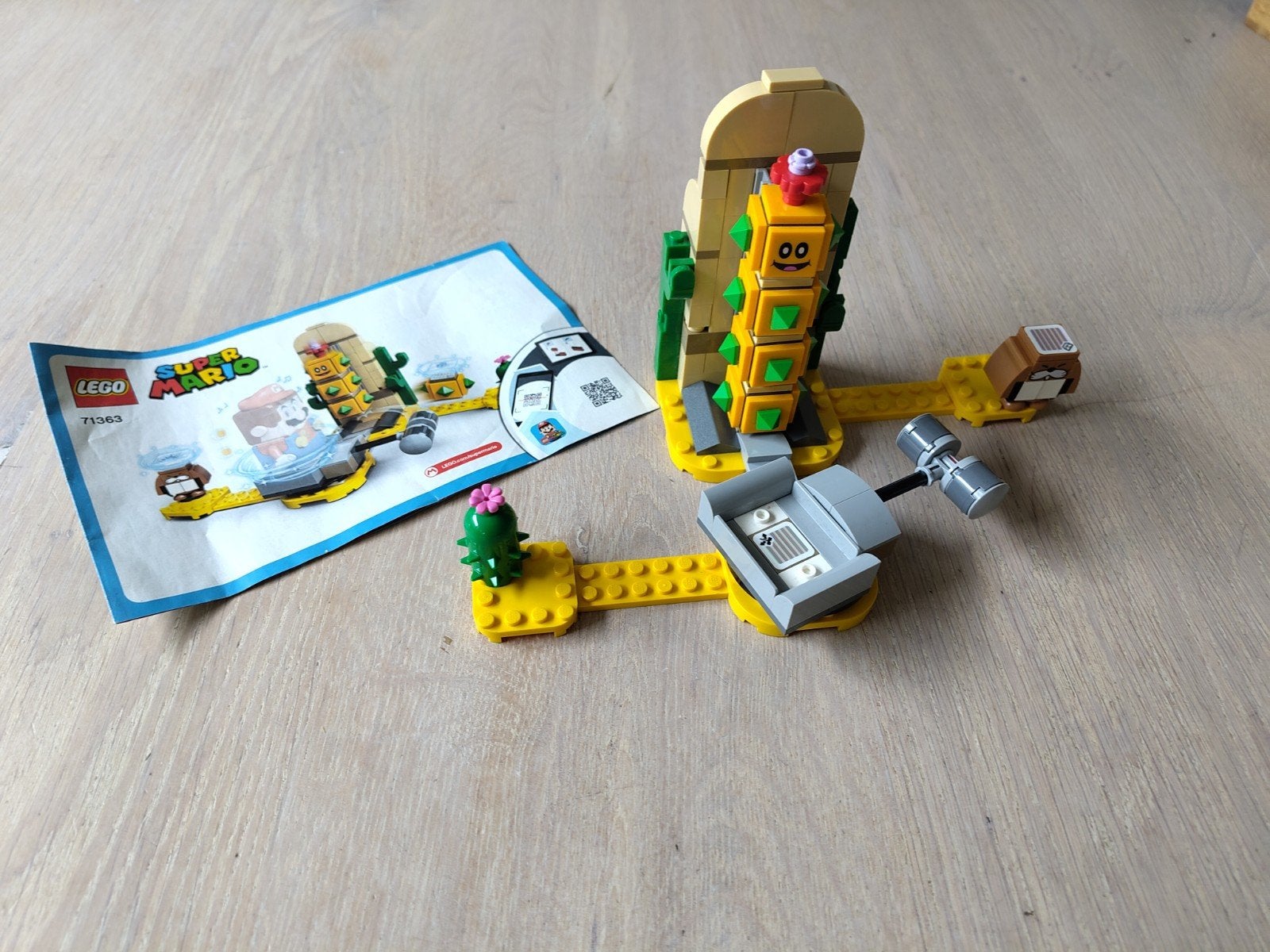 Lego Super Mario 71363 Desert Pokey uitbreidingsset, Overige thema's, Lego, Compleet, Ophalen of Verzenden