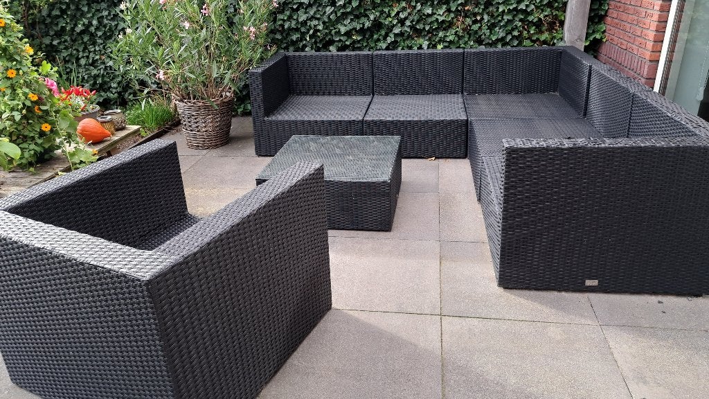 Tuinset, Tuin en Terras, Tuinsets en Loungesets, Ophalen, Kunststof, Gebruikt, Bank