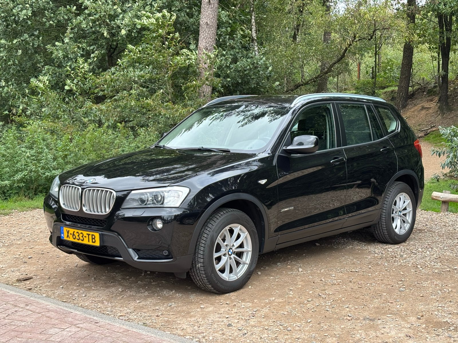 BMW X3 Xdrive28i - AUT | Carplay | Panorama | Trekhaak, Auto's, Dealer onderhouden, Stof, Zwart, 2000 kg