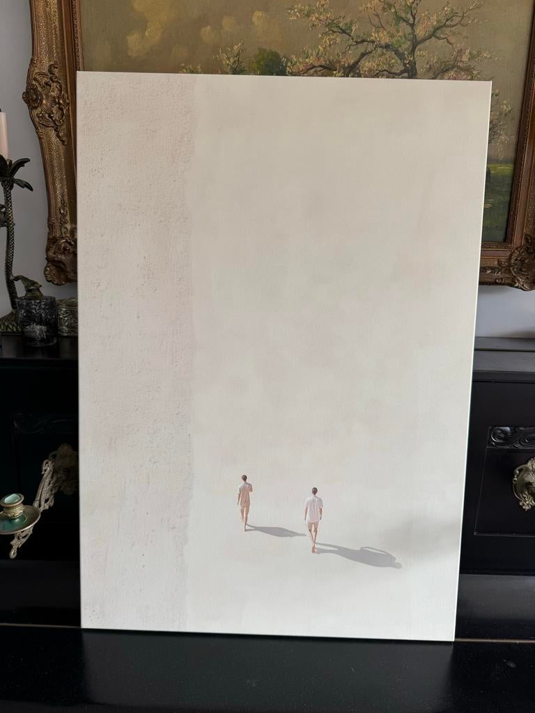 Prachtig Schilderij 70x100cm op canvasdoek, Antiek en Kunst, Ophalen of Verzenden