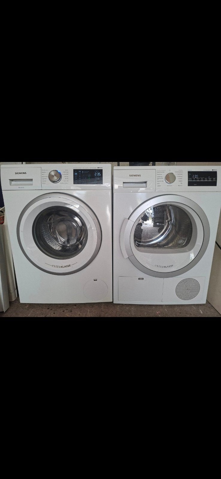Siemens IQ 500 Wasmachine en Condensdroger, Witgoed en Apparatuur, Wasmachines, Ophalen, 1200 tot 1600 toeren, 8 tot 10 kg, Zo goed als nieuw