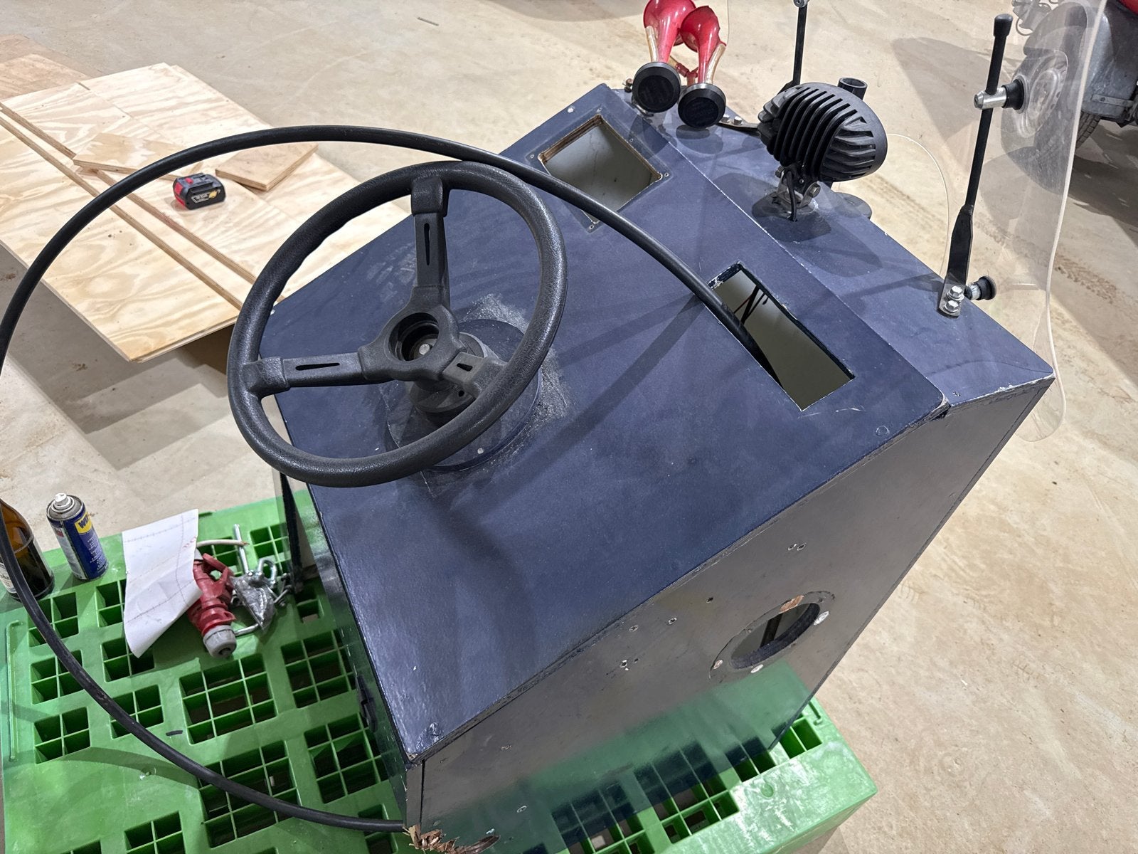 Stuurconsole voor boot - Gebruikt, Watersport en Boten, Bootonderdelen, Ophalen of Verzenden, Gebruikt