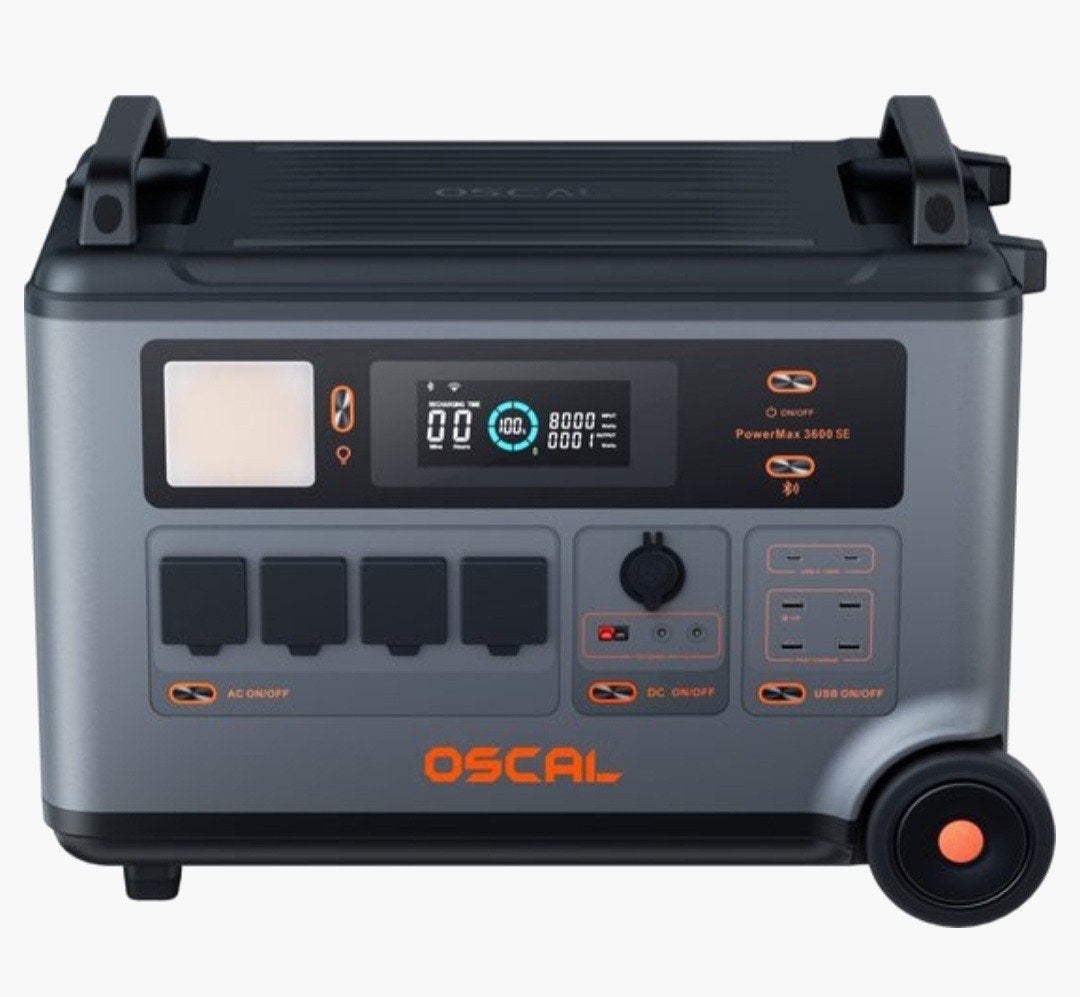 Blackview Oscal PowerMax 3600W met opvouwbaar zonnepaneel, Doe-het-zelf en Verbouw, Zonnepanelen en Toebehoren, Ophalen, Nieuw