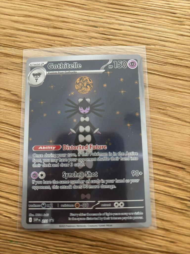 Pokemon tcg svp 211 promo gothitelle, Ophalen of Verzenden, Losse kaart