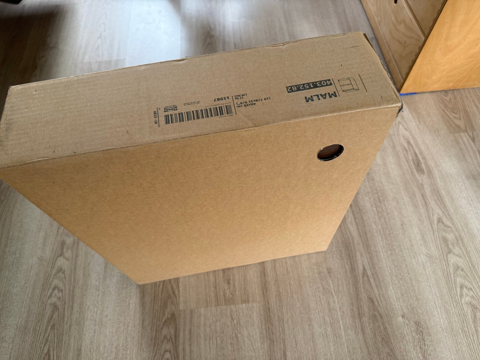 IKEA Malm nachtkastje - Nieuw in verpakking, Ophalen, Minder dan 45 cm, Nieuw, 55 tot 70 cm