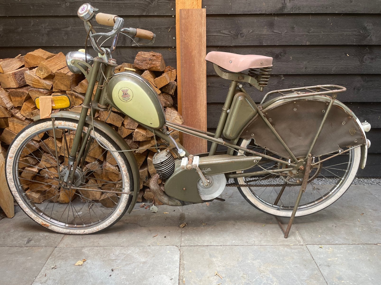 Kaptein Mobylette type S2 uit 1950-1955, Ophalen, Maximaal 45 km/u, Overige merken