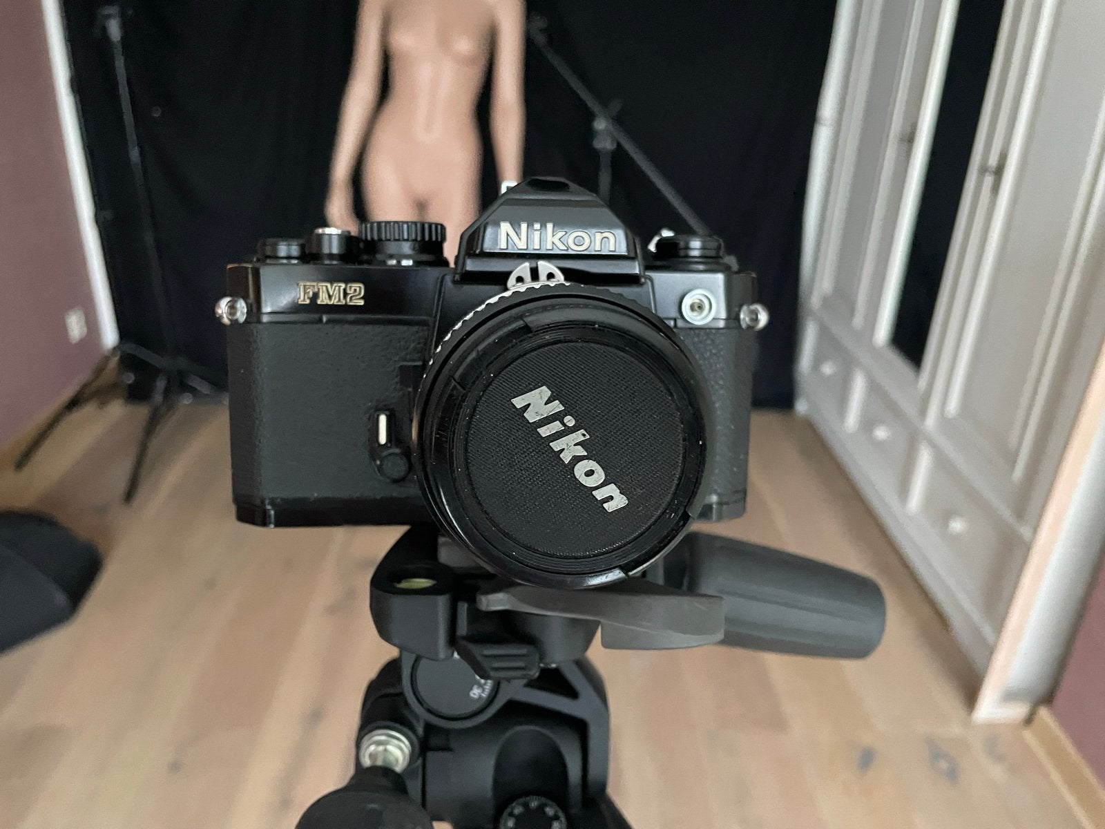 Nikon FM2 met legendarische F1:1.4 Nikkor lens, Audio, Tv en Foto, Ophalen of Verzenden, Zo goed als nieuw, Spiegelreflex, Nikon