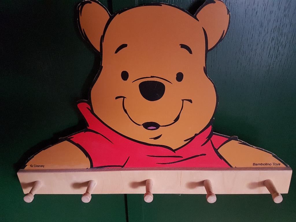 Kapstok Winnie the Pooh, Ophalen of Verzenden, Zo goed als nieuw, Minder dan 100 cm, Kinderkapstok