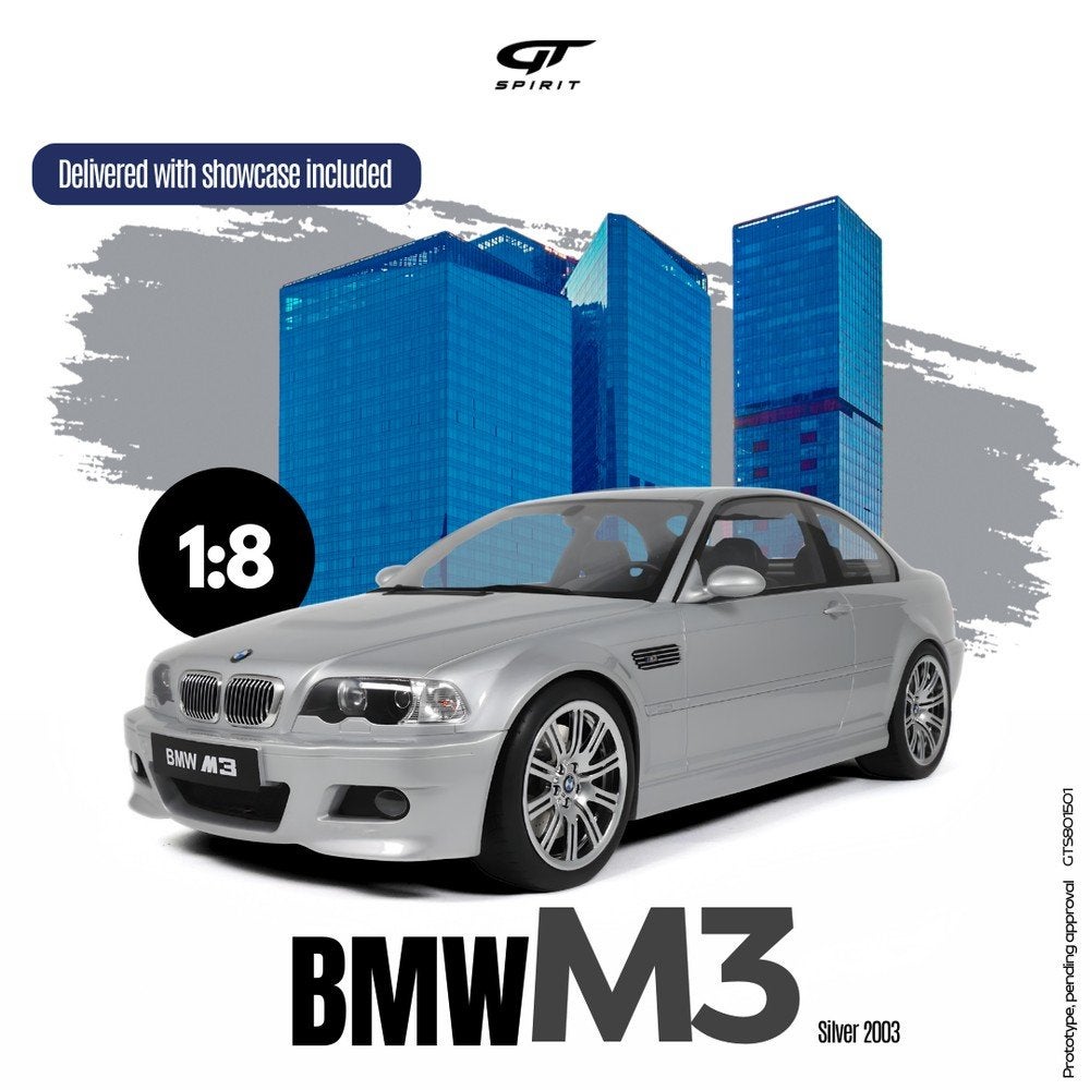 1:8 Gt Spirit Bmw E46 M3 Coupe
1/150 1:8 Nieuw, Ophalen, Nieuw, 1:5 t/m 1:8, Auto