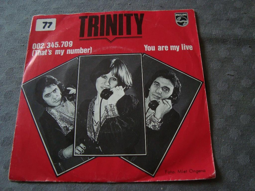 Trinity - 002.345.709 That's my number, Ophalen of Verzenden, Zo goed als nieuw, Pop