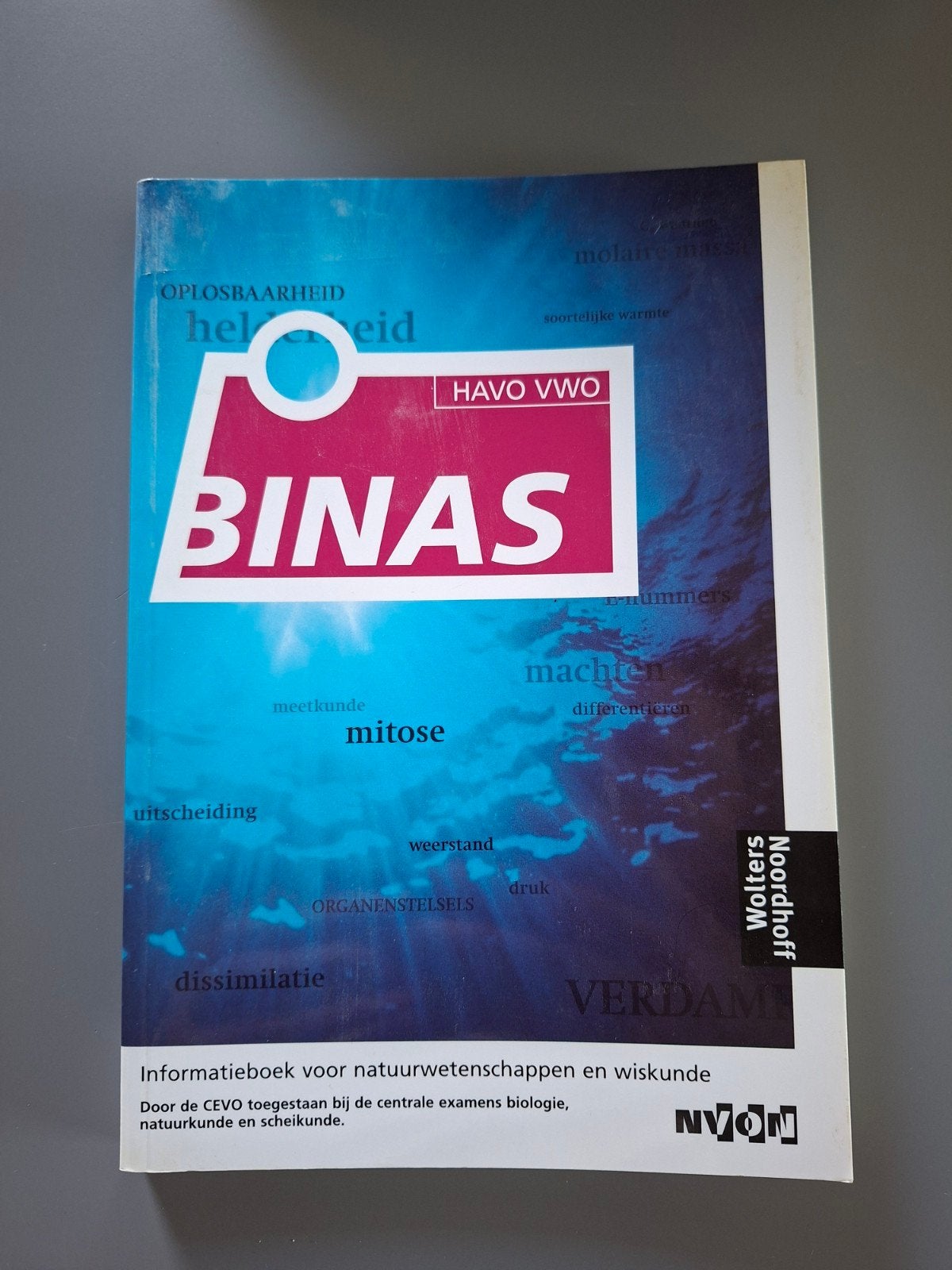 BINAS Havo/Vwo 5e druk, Ophalen of Verzenden, Zo goed als nieuw, HAVO, Natuurkunde