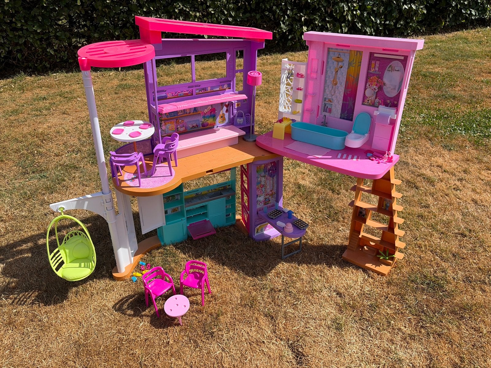 Barbie Droomhuis Speelset met Meubels en Accessoires, Kinderen en Baby's, Speelgoed | Poppenhuizen, Gebruikt, Poppenhuis, Ophalen