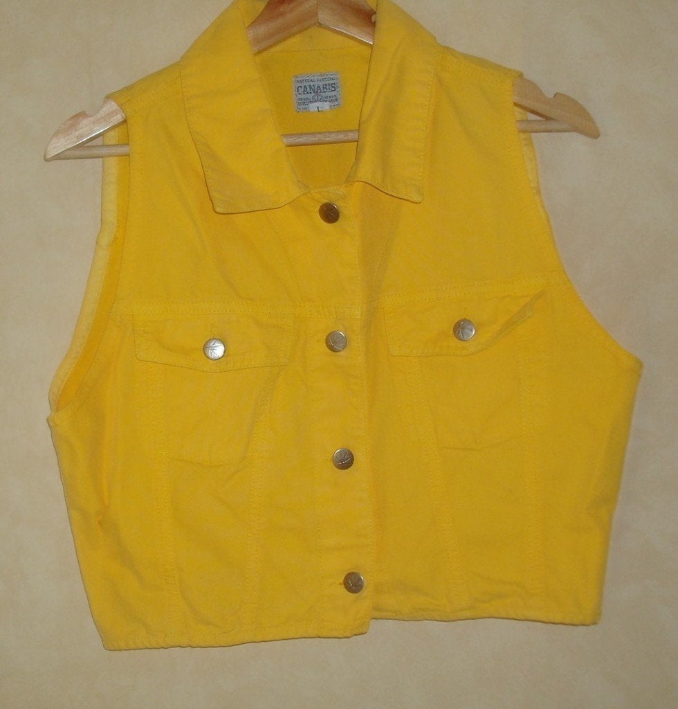 NIEUW leuk mouwloos spijker/bodywarmer/gilet maat L, Verzenden, Zo goed als nieuw, Maat 42/44 (L), Overige kleuren