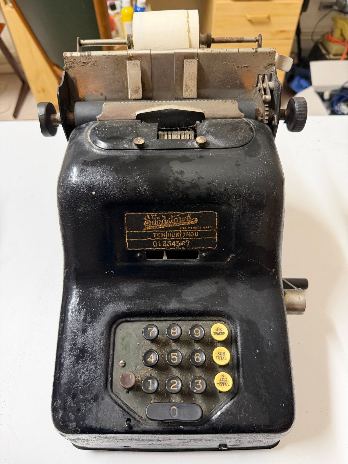 Antieke Sundstrand Telmachine - Vintage Rekenmachine, Ophalen