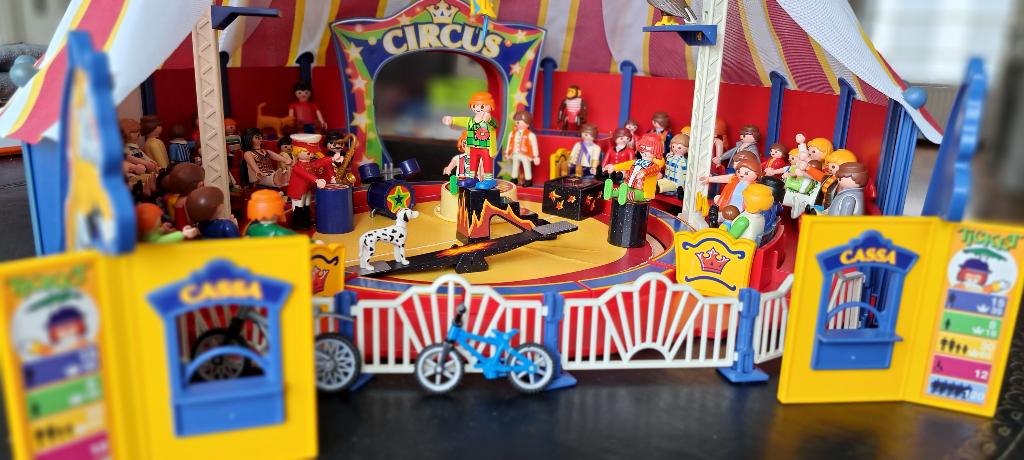 Playmobil circus 4230 inclusief veel extra's, Ophalen, Gebruikt