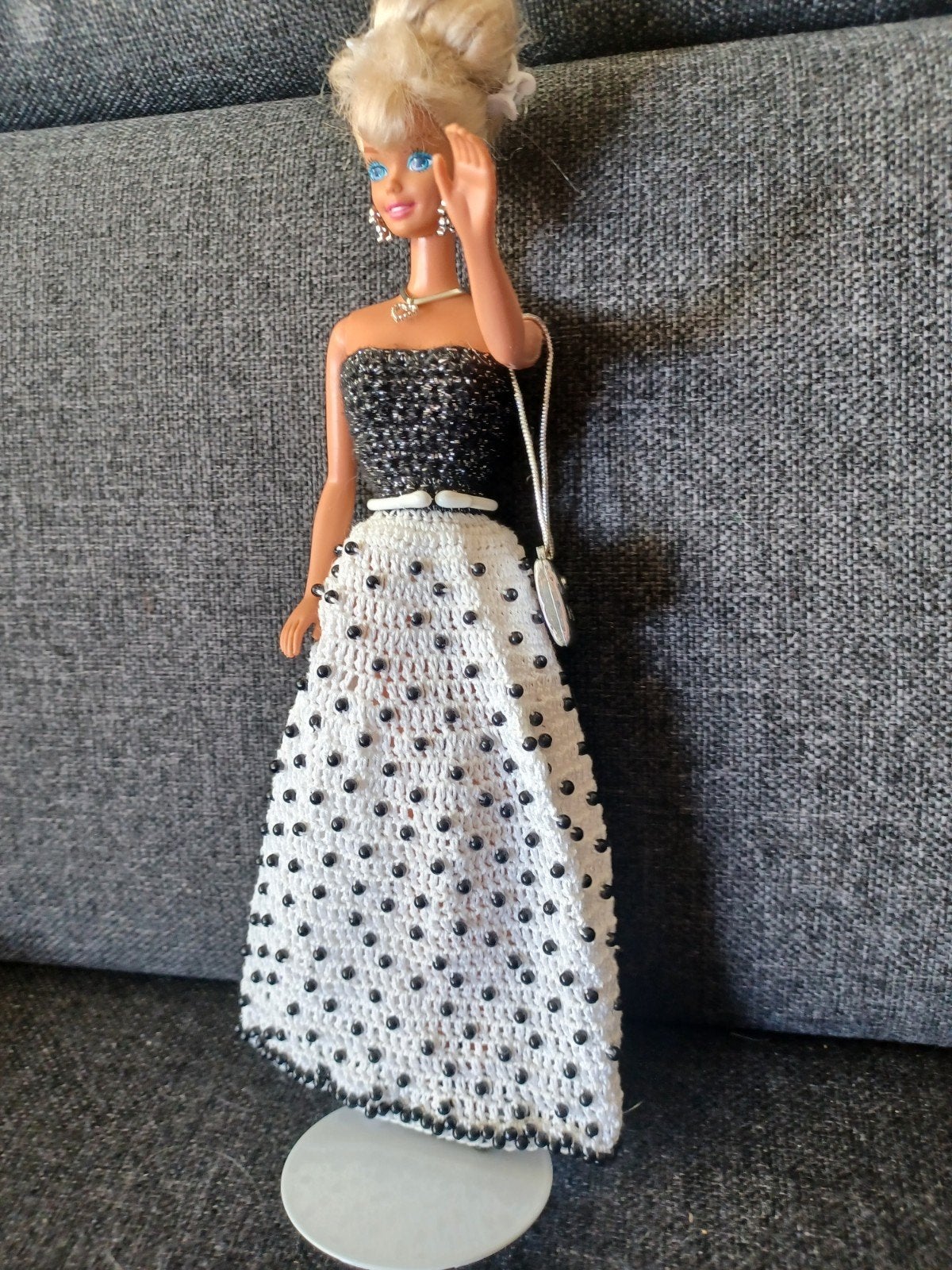 Vintage barbie met kleding en accessoires., Ophalen of Verzenden, Barbie