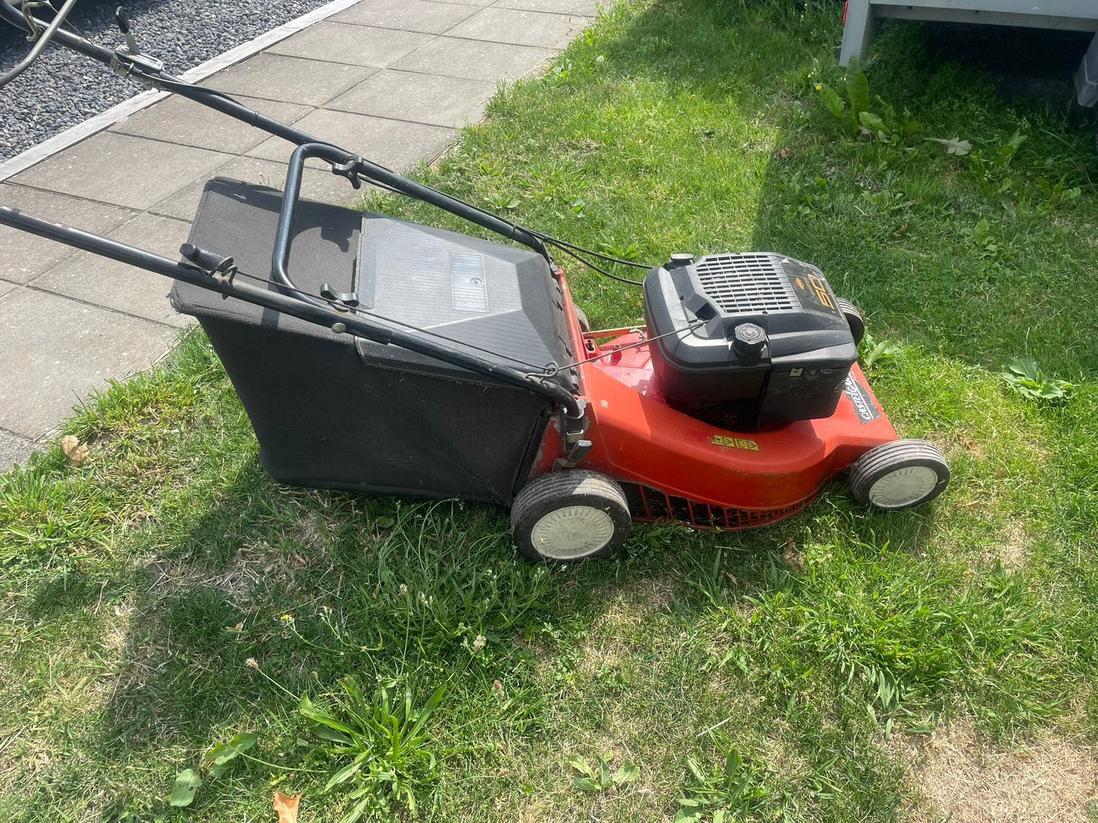 Castegatden maaimachine, Tuin en Terras, Ophalen, Cirkelmaaier, Gebruikt, Opvangbak