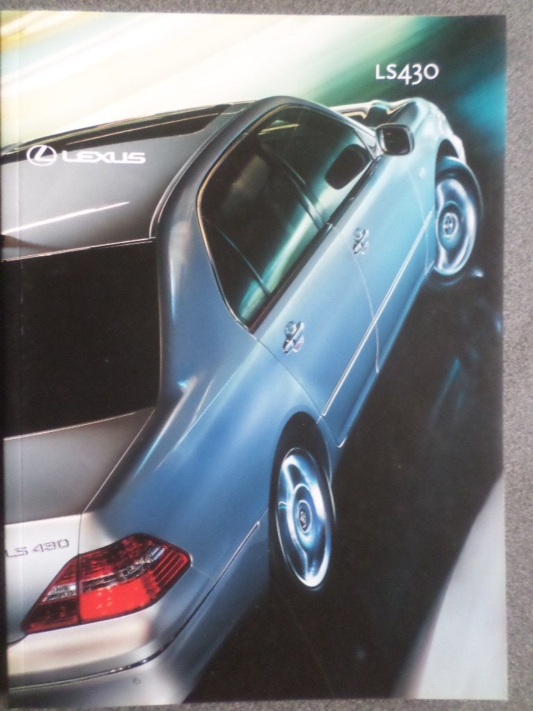 Lexus LS430 facelift Brochure, Ophalen of Verzenden, Zo goed als nieuw, Overige merken