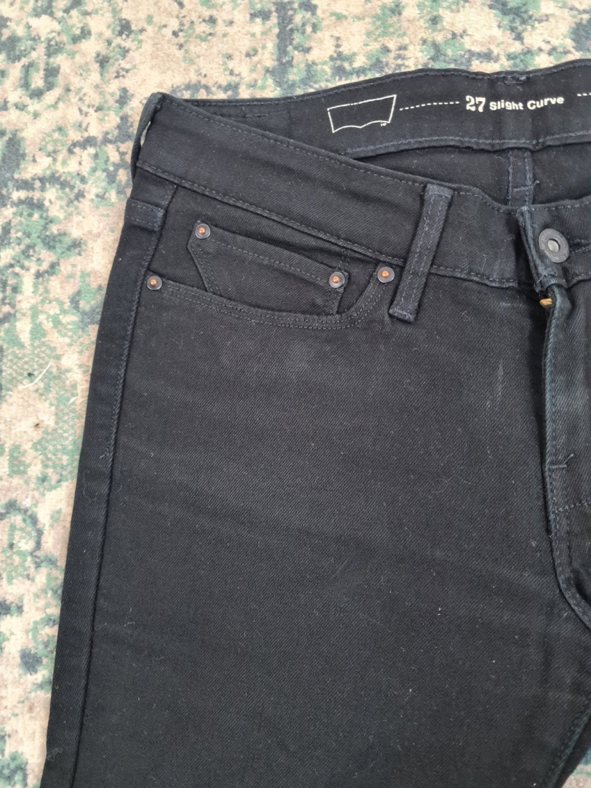 Levi’s slight curve modern rise skinny W27 L32 Tulsi2732, Zwart, Ophalen of Verzenden, Zo goed als nieuw, W27 (confectie 34) of kleiner