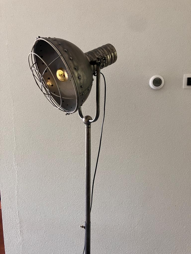 Mooie lamp industrieel, Ophalen, Zo goed als nieuw, Metaal, 100 tot 150 cm