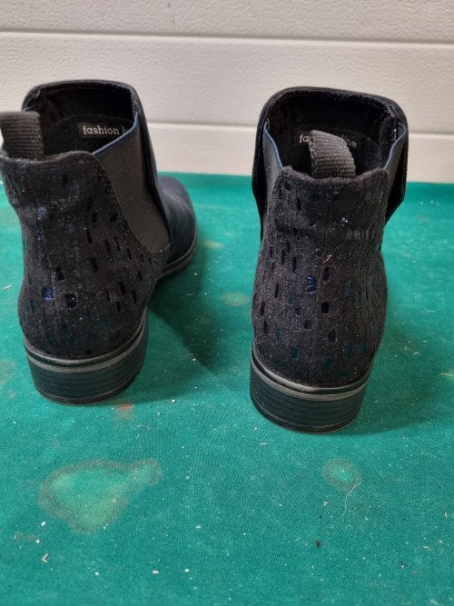 dames enkel laarzen suede blauw 38, Ophalen of Verzenden, 'T Olde Gre-j, Info@toldegrej.nl, Endepoelstraat 20f Didam