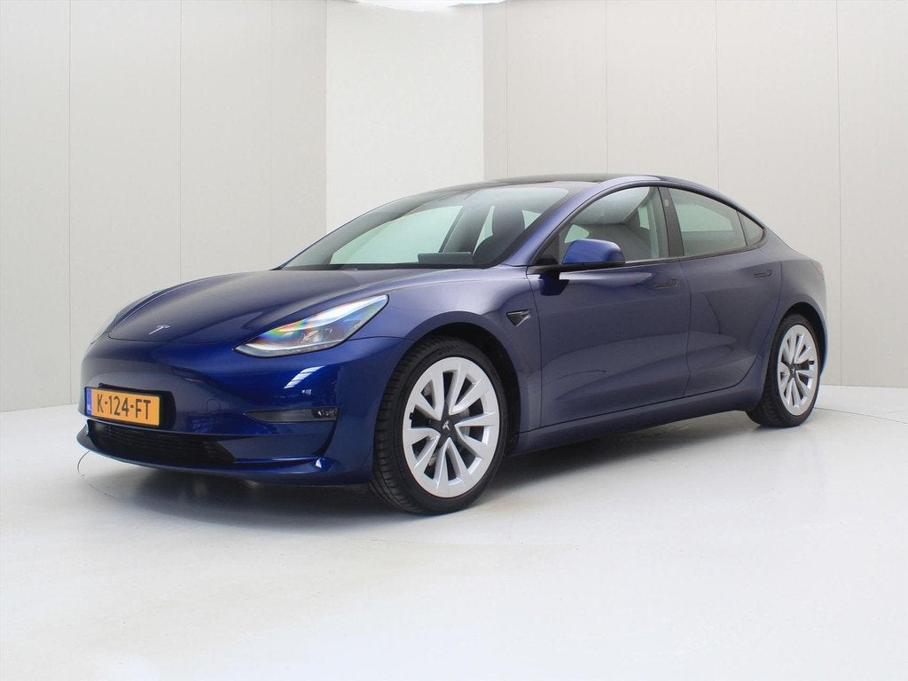 Tesla Model 3 Long-Range AWD 351pk 75 kWh 90.9% SoH FACELIFT, Auto's, Tesla, Bedrijf, Te koop, Model 3, 4x4, ABS, Achteruitrijcamera