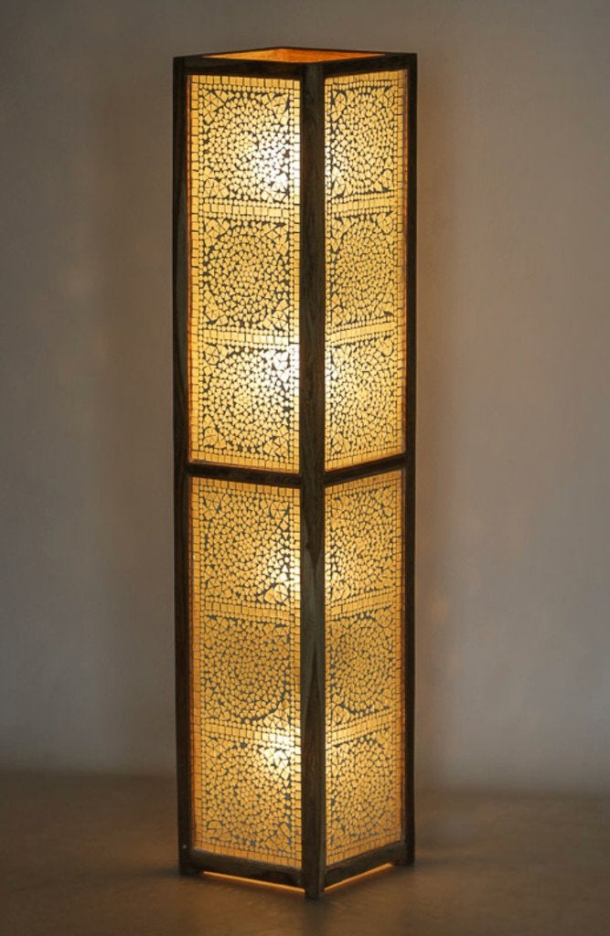 Oosterse vloerlamp mozaïek 120cm, Ophalen, Zo goed als nieuw, 100 tot 150 cm