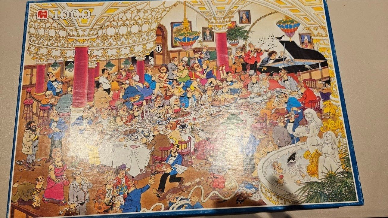 Jan van Haasteren puzzel, Ophalen of Verzenden, 500 t/m 1500 stukjes, Gebruikt, Legpuzzel
