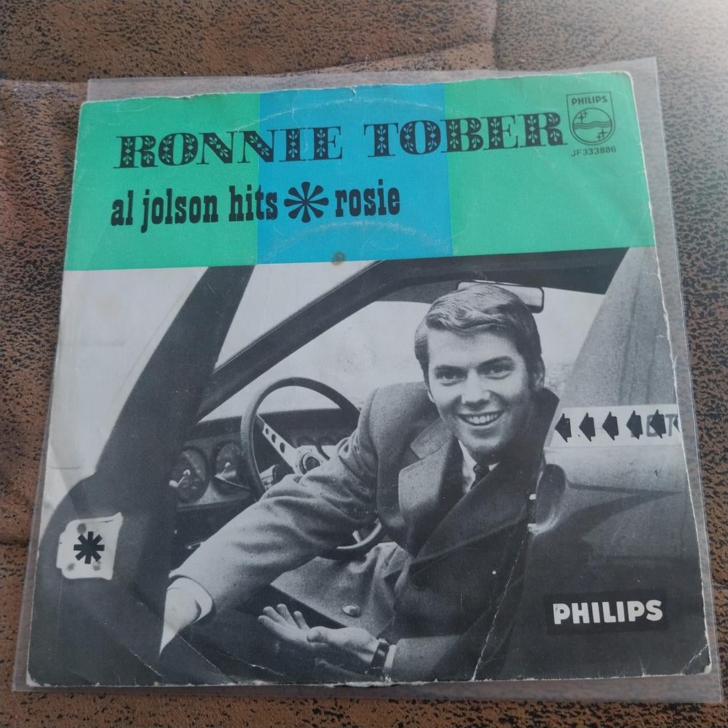 Ronnie Tober - Al Jolson Hits / Rosie (Philips 1967), Gebruikt, Originele persing, 7 inch, Ophalen of Verzenden